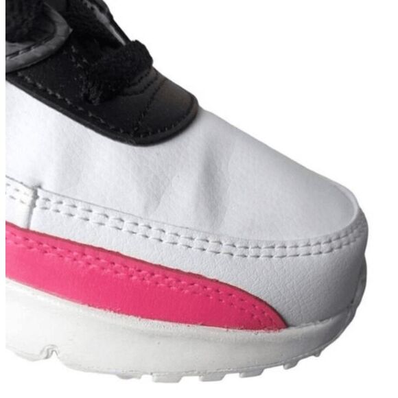 NIKE Air Max 90 'White Hyper Pink Orange' Running Shoes Size 6.5Y/W8 - Picture 11 of 15